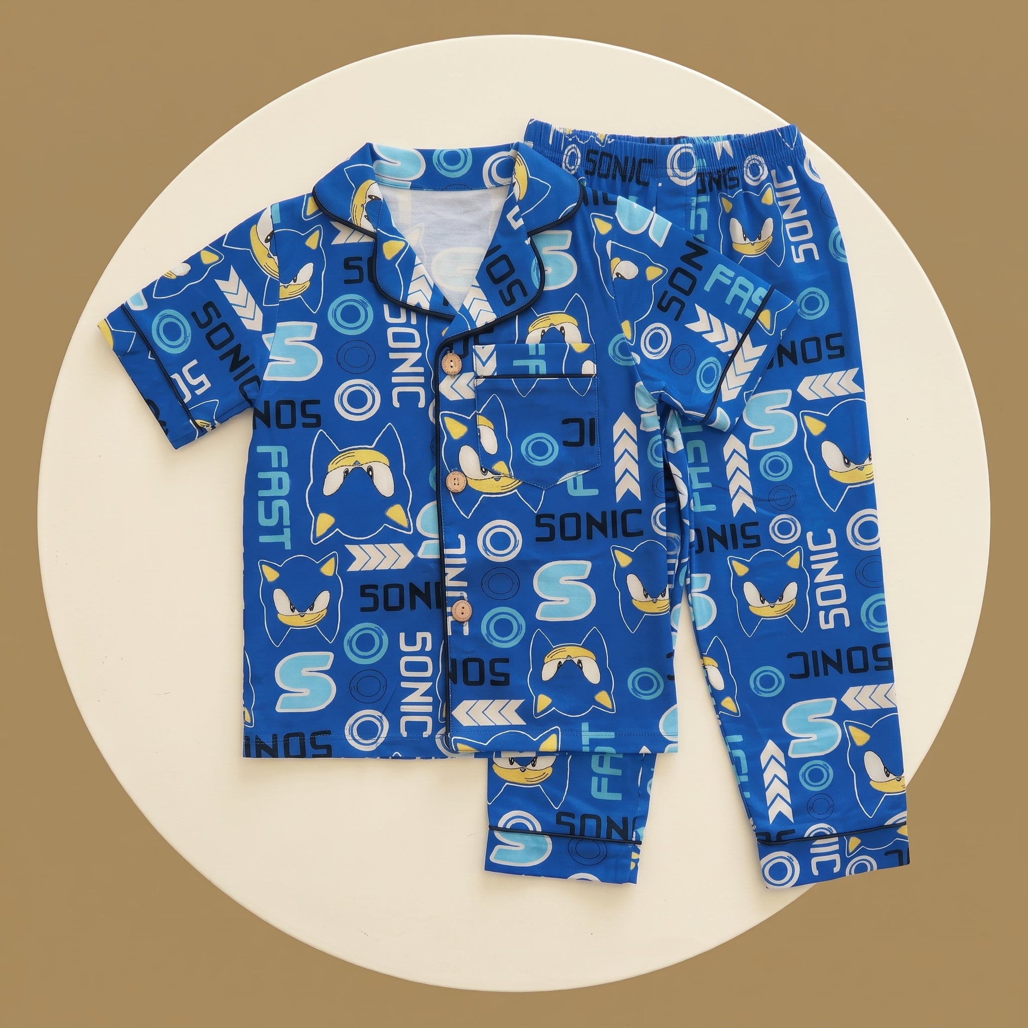 Sonic Game Kids H/S Pajamas