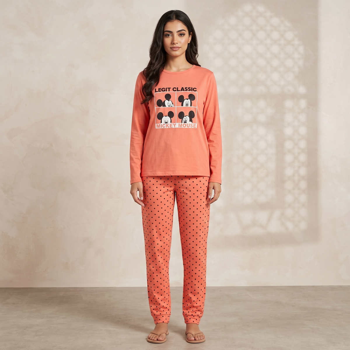 Womens L/S Pajama 2Pcs WB13026