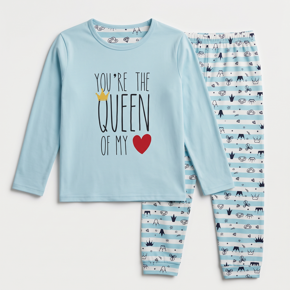 Womens L/S Pajama 2Pcs WB13023