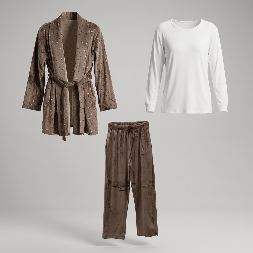 Womens Pyjama 3 Pcs 9113