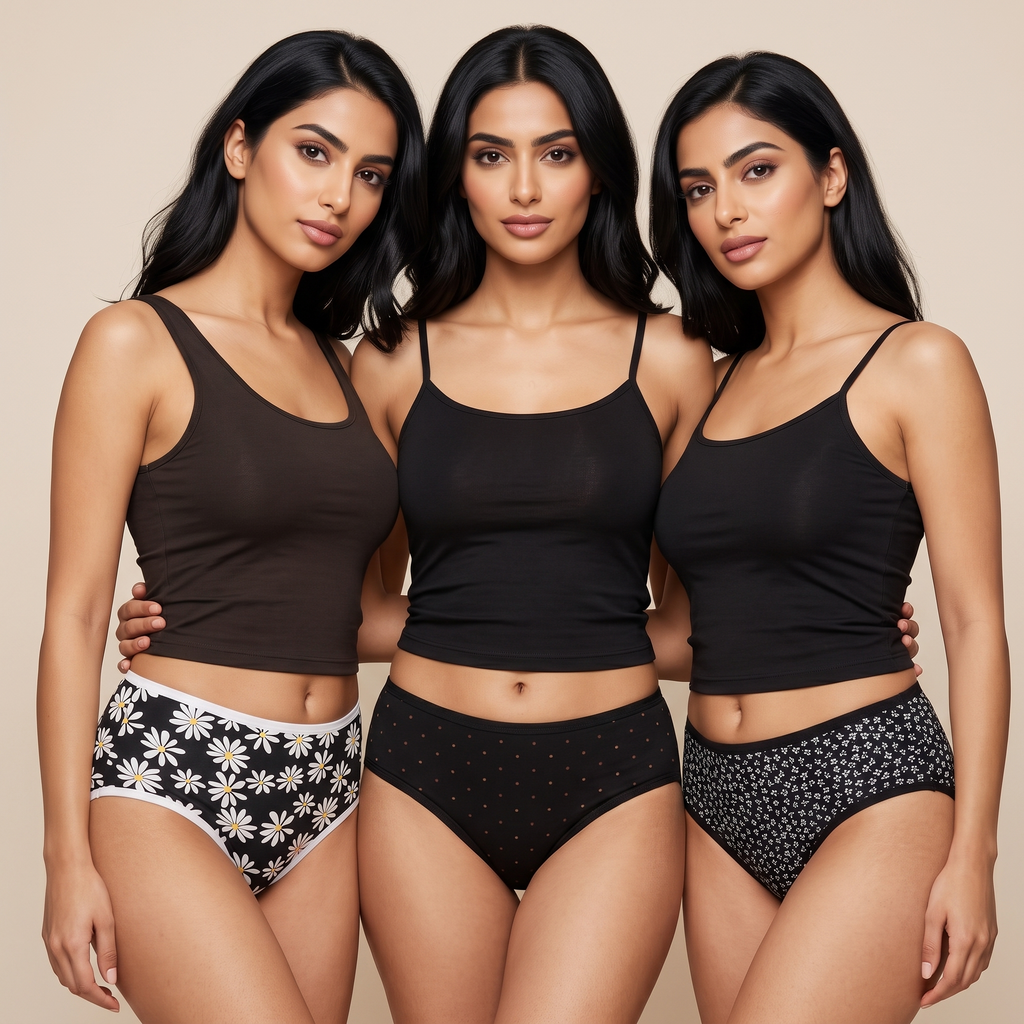 Womens Underwear 3Pcs Set 1010-2