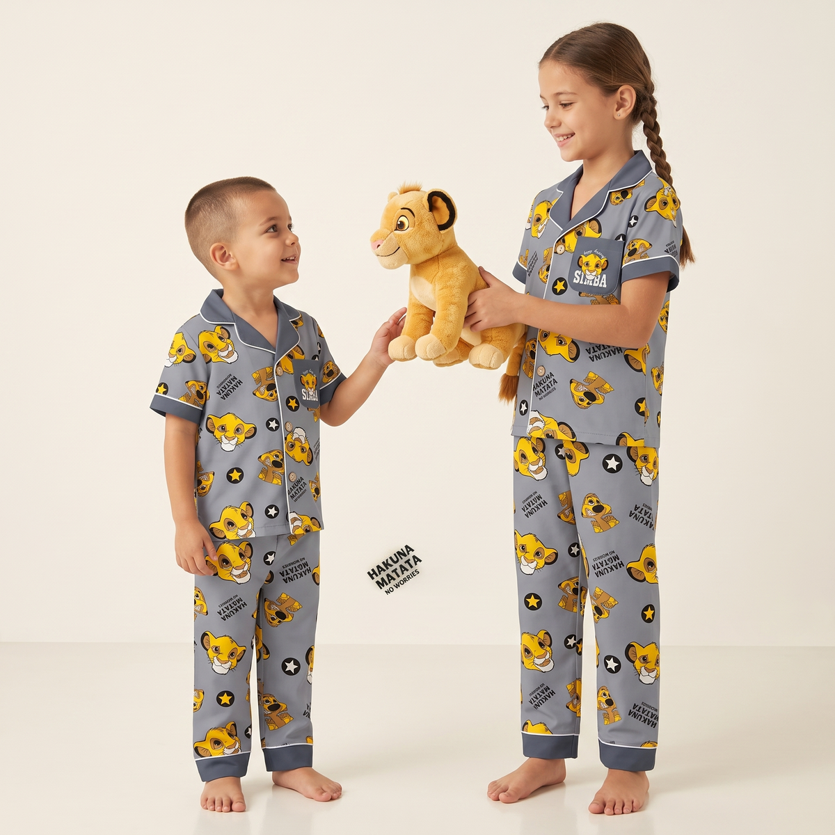 Hakuna Stars Kids H/S Pajamas