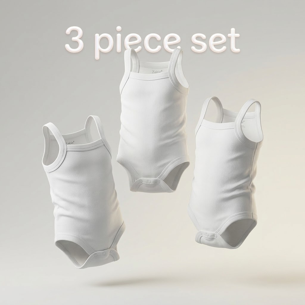 Girls Strapes Bodysuit 3Pcs Set RY-38303