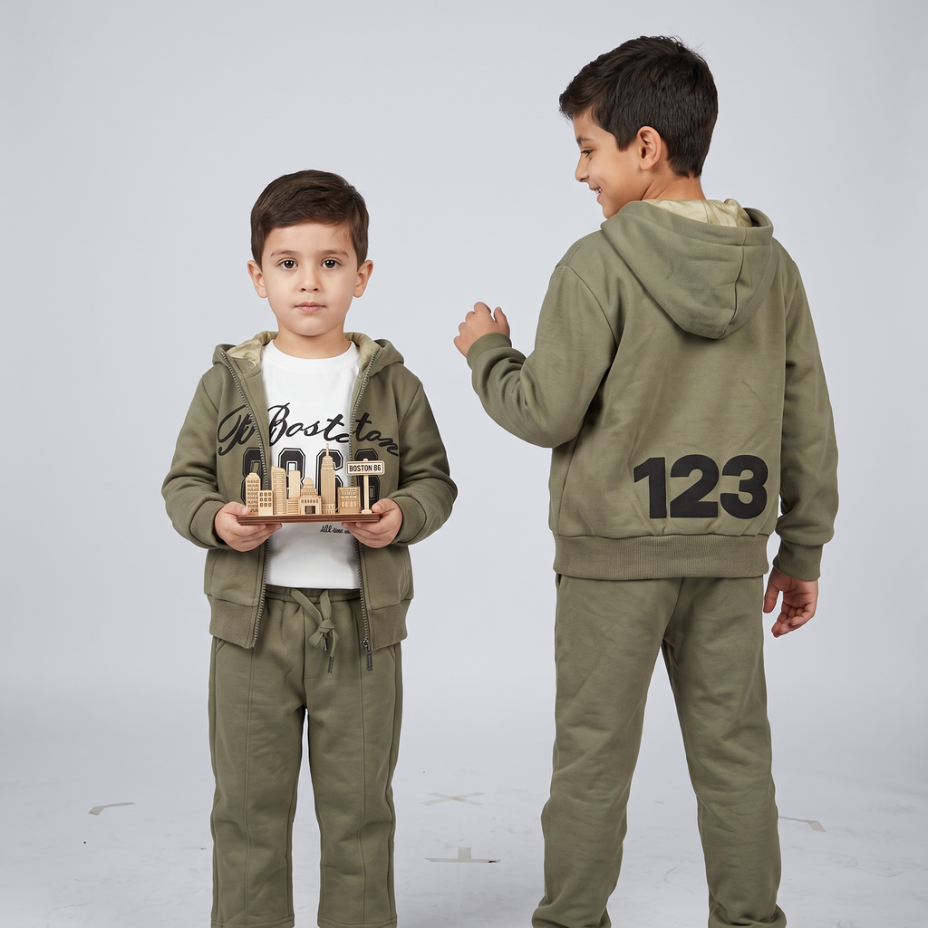 Kids Winter Pajama 3 Pcs CH-2229/2230