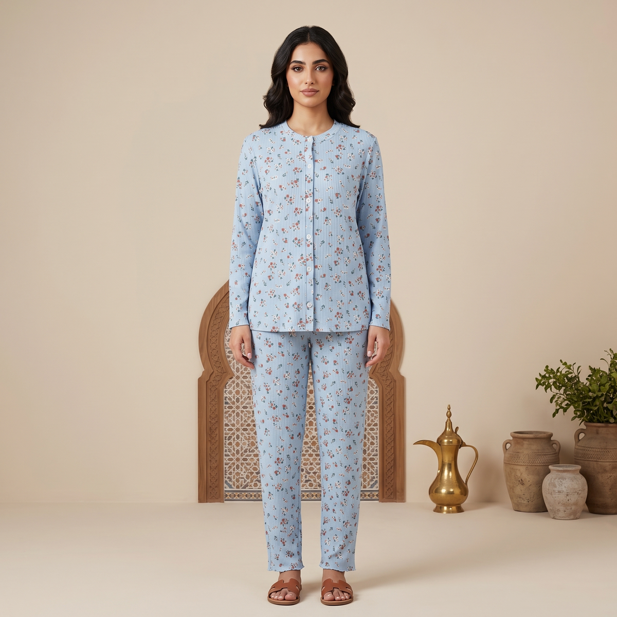 Womens Pajama 2Pcs HM-70537