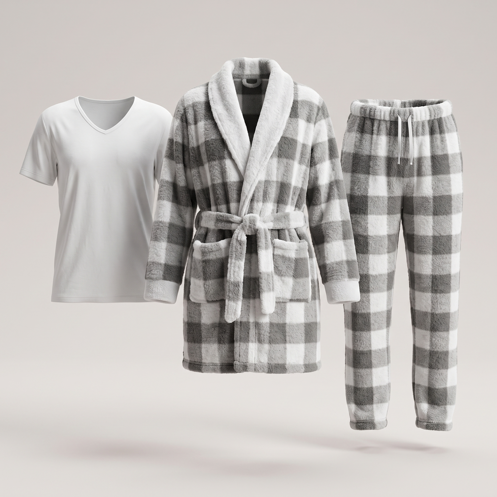 Womens Pyjama 3 Pcs 9130