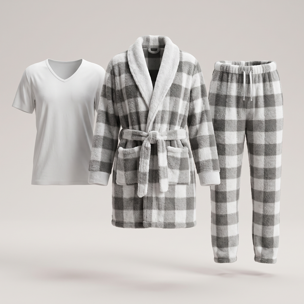 Womens Pyjama 3 Pcs 9130