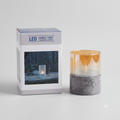 Marble Glass Lyt Candle - MK2046-18