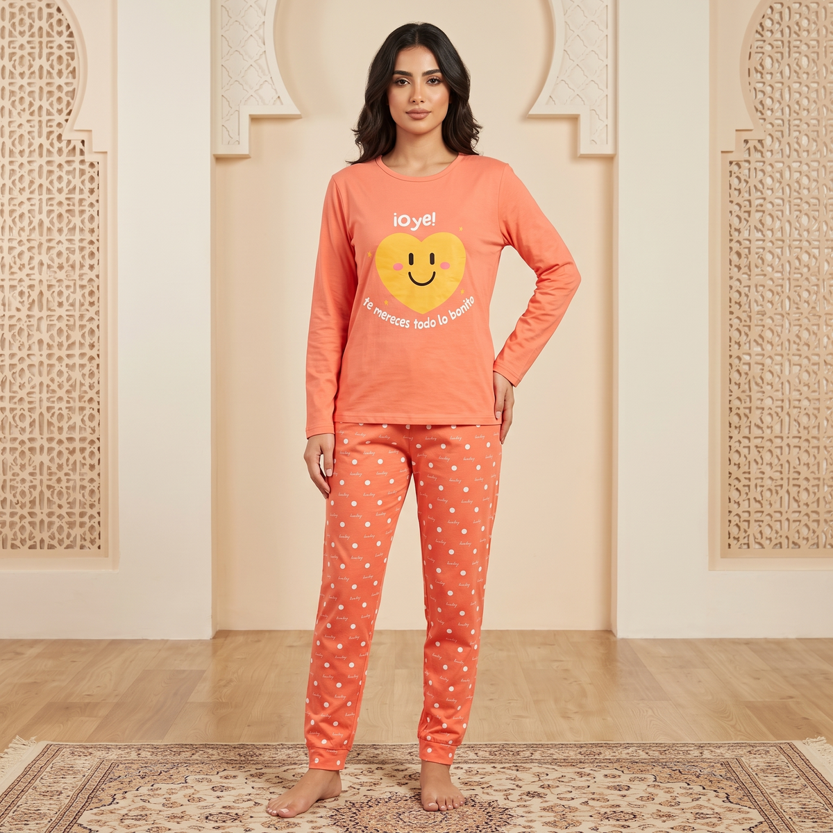 Womens L/S Pajama 2Pcs WB13031