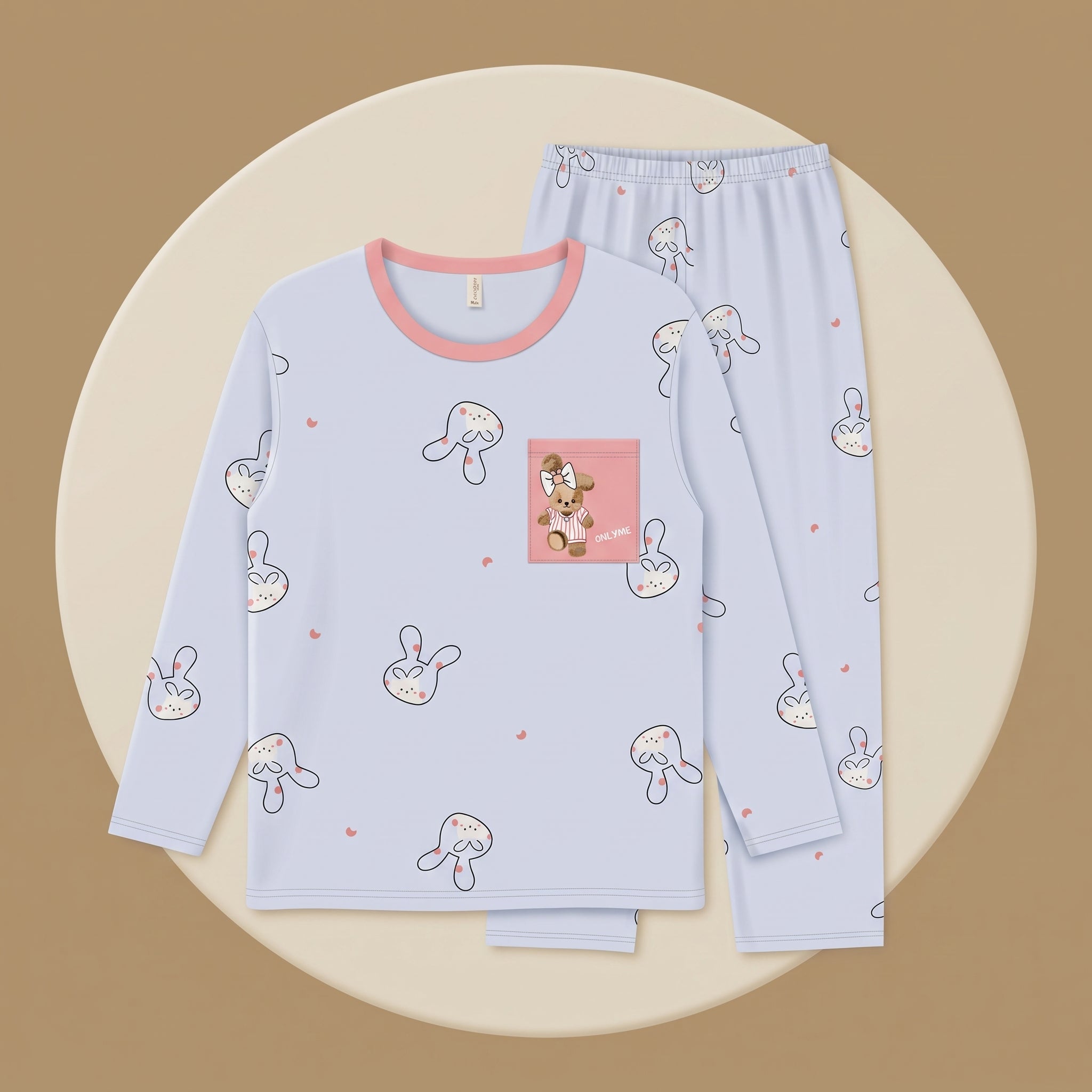 Womens L/S Pajamas 2Pcs 601