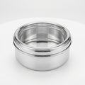 مطبقيه استيل غطاء شفاف  [ 22 CM ]