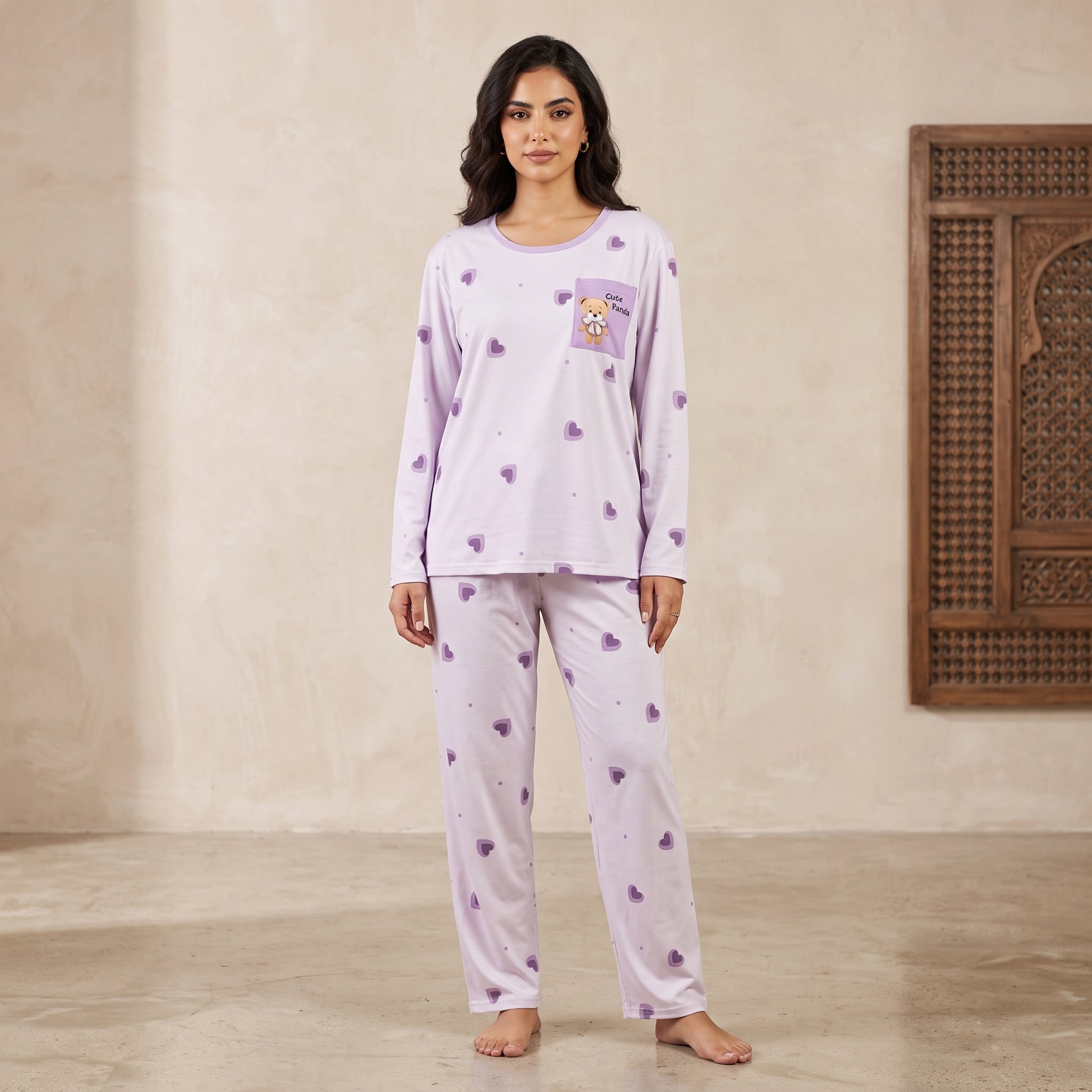 Womens L/S Pajamas 2Pcs 609