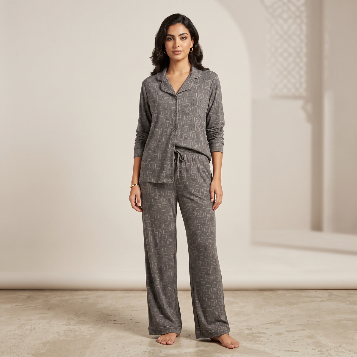 Womens Pyjama 2 Pcs 9177