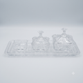 Acrylic tray with golden dates 27
