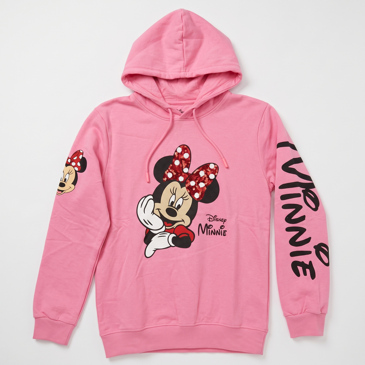 Minnie Pink Womens Hoodie
