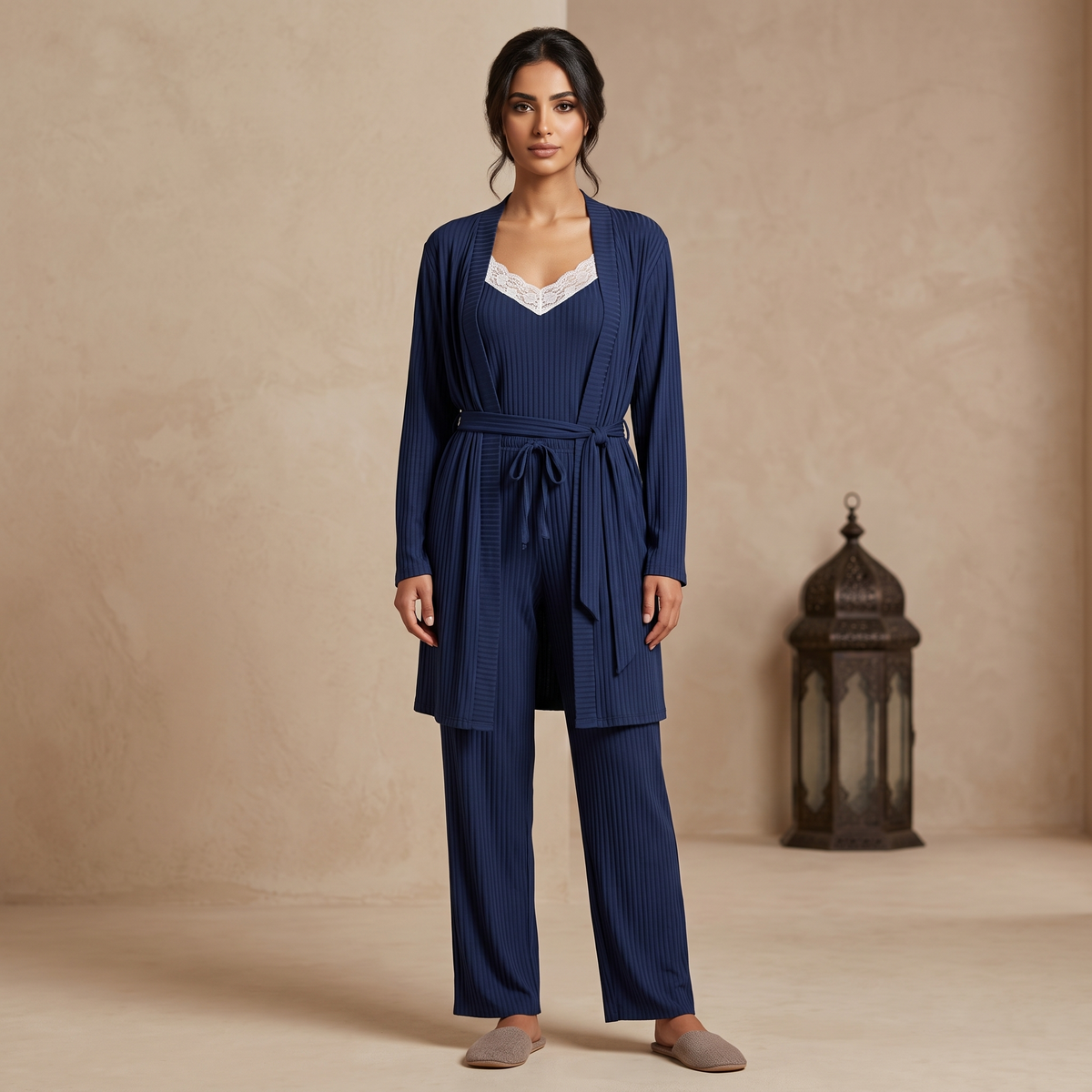 Womens Pajama 3Pcs HM-70513