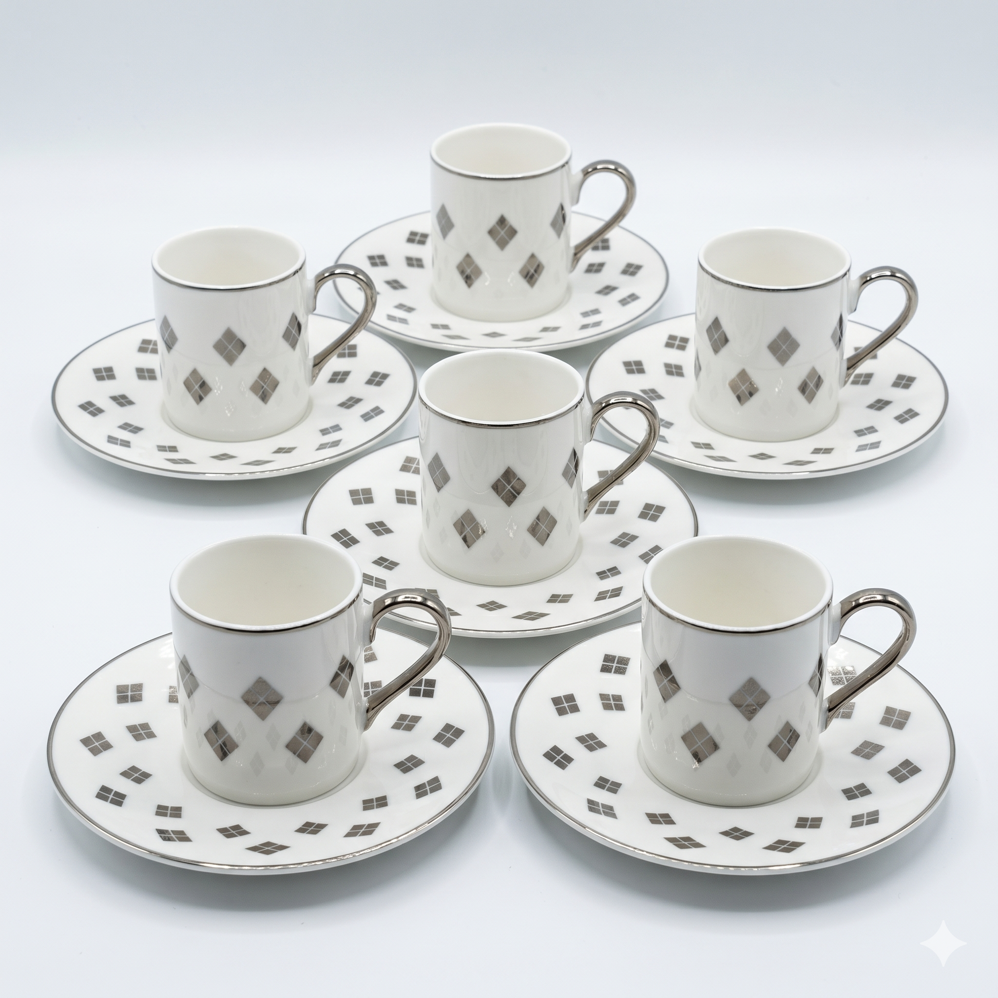 Turkish Coffee Set Platinum M 7083/7497 HSR8710