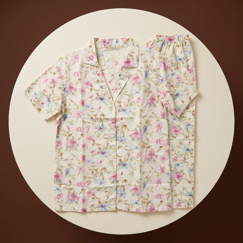Womens Pajamas 2Pcs 9381 (A)
