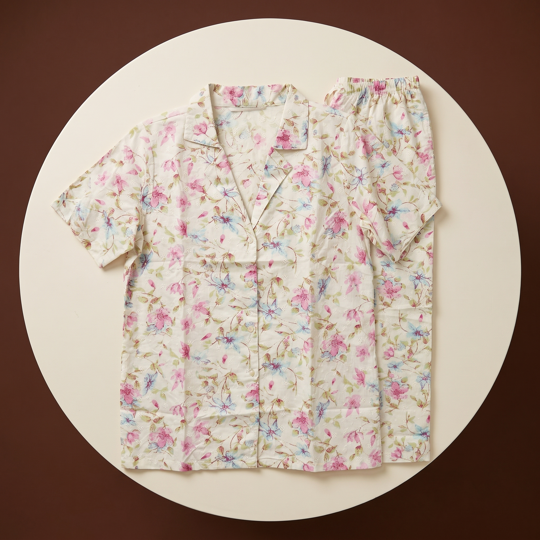 Womens Pajamas 2Pcs 9381 (A)