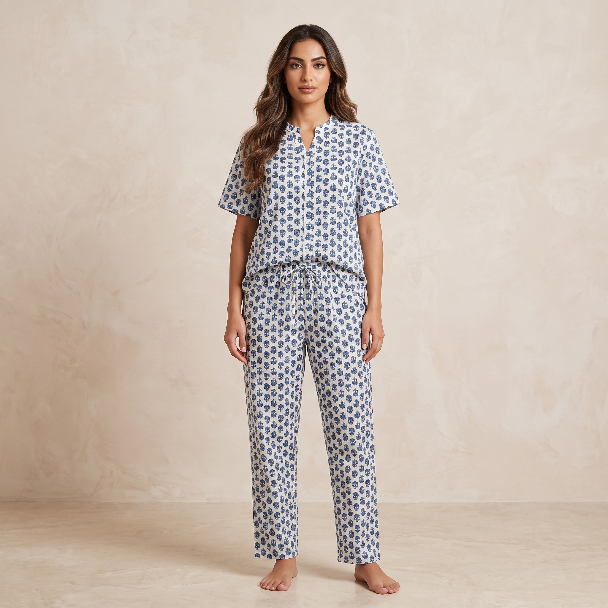 Womens Pajamas 2Pcs 2145 (F)
