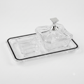 Acrylic tray with clear dates 26