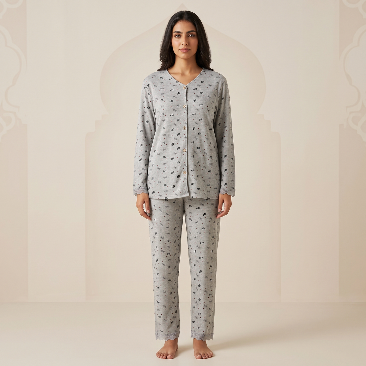 Womens Pajama 2Pcs HM-70562