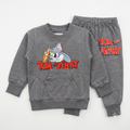Tom & Jerry Grey Boys L/S Pajamas
