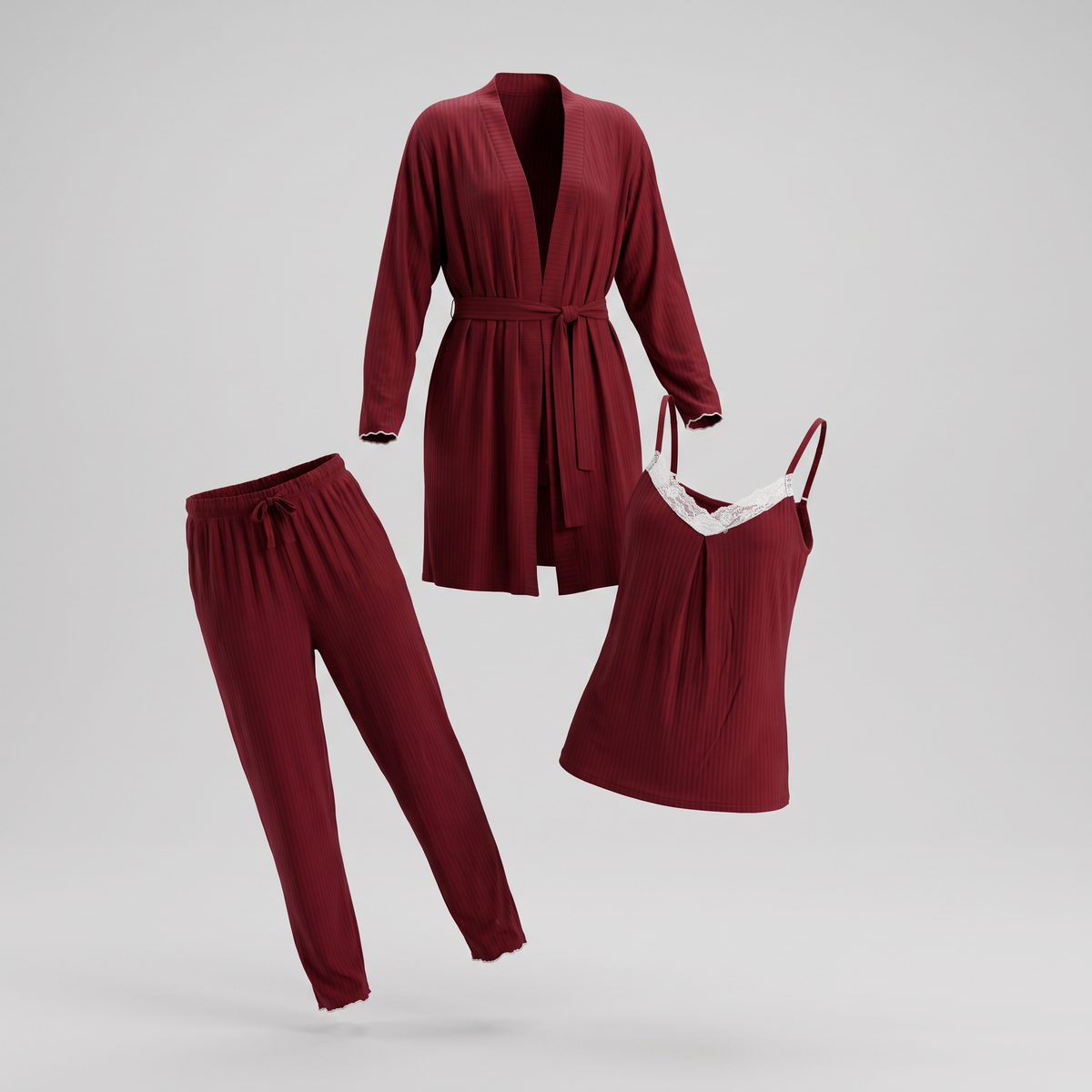 Womens Pajama 3Pcs HM-70513