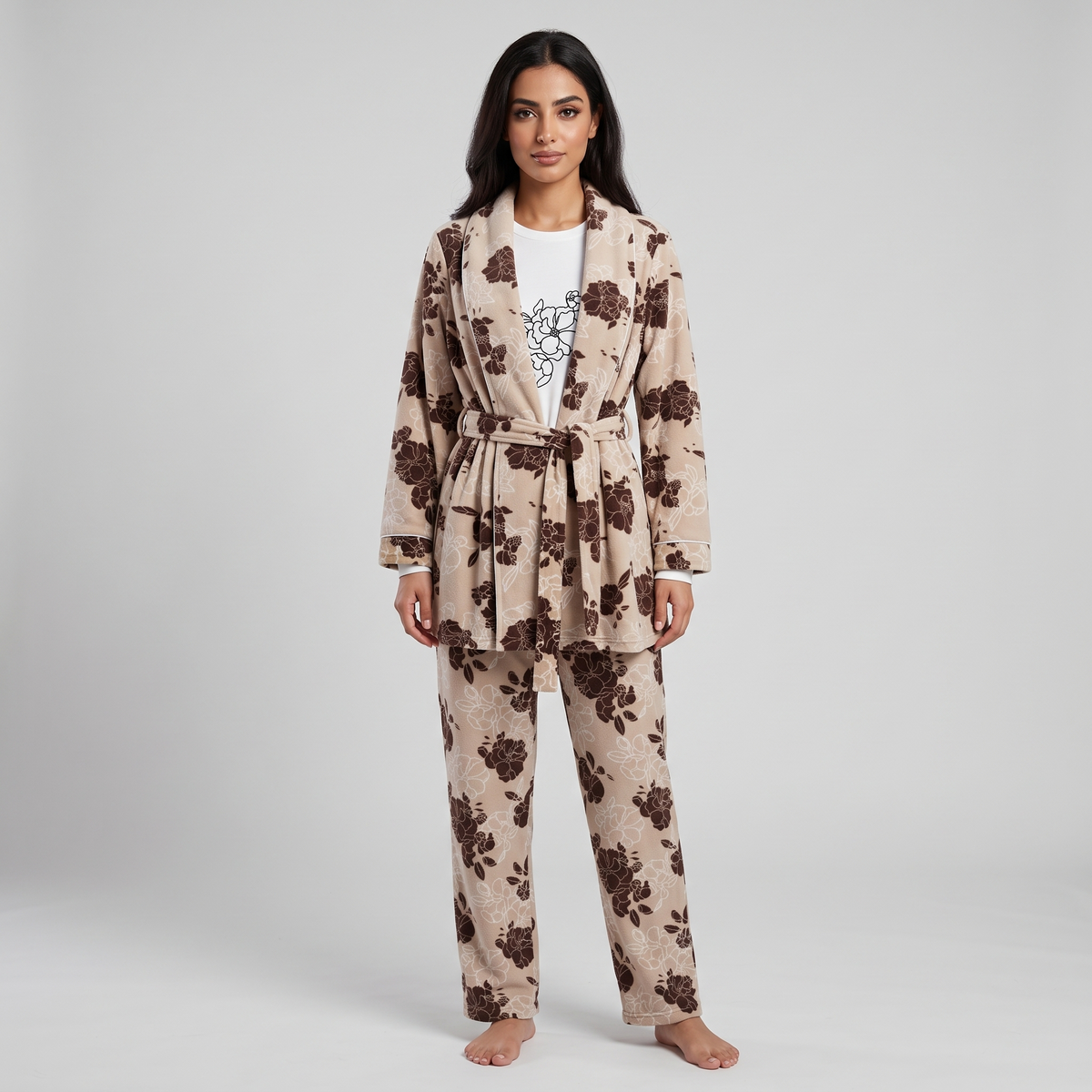 Womens Pyjama 3 Pcs 9101