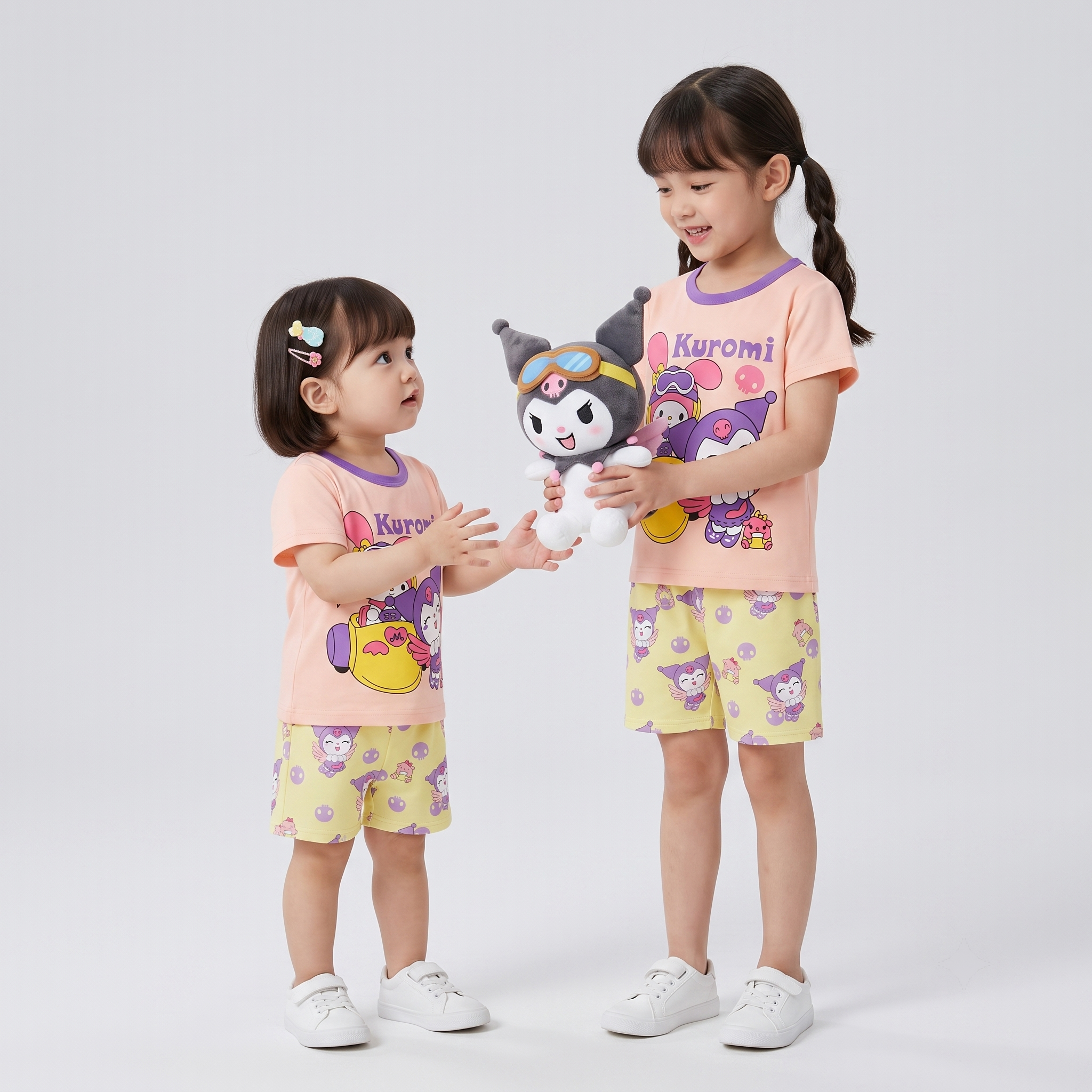 Flying Kuromi H/S Short Set
