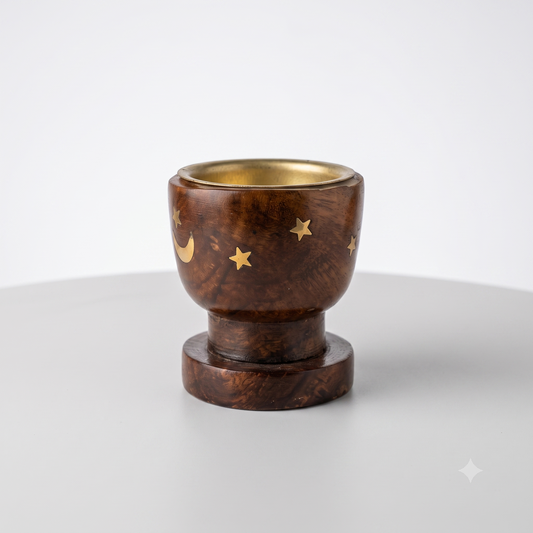 Wooden incense burner