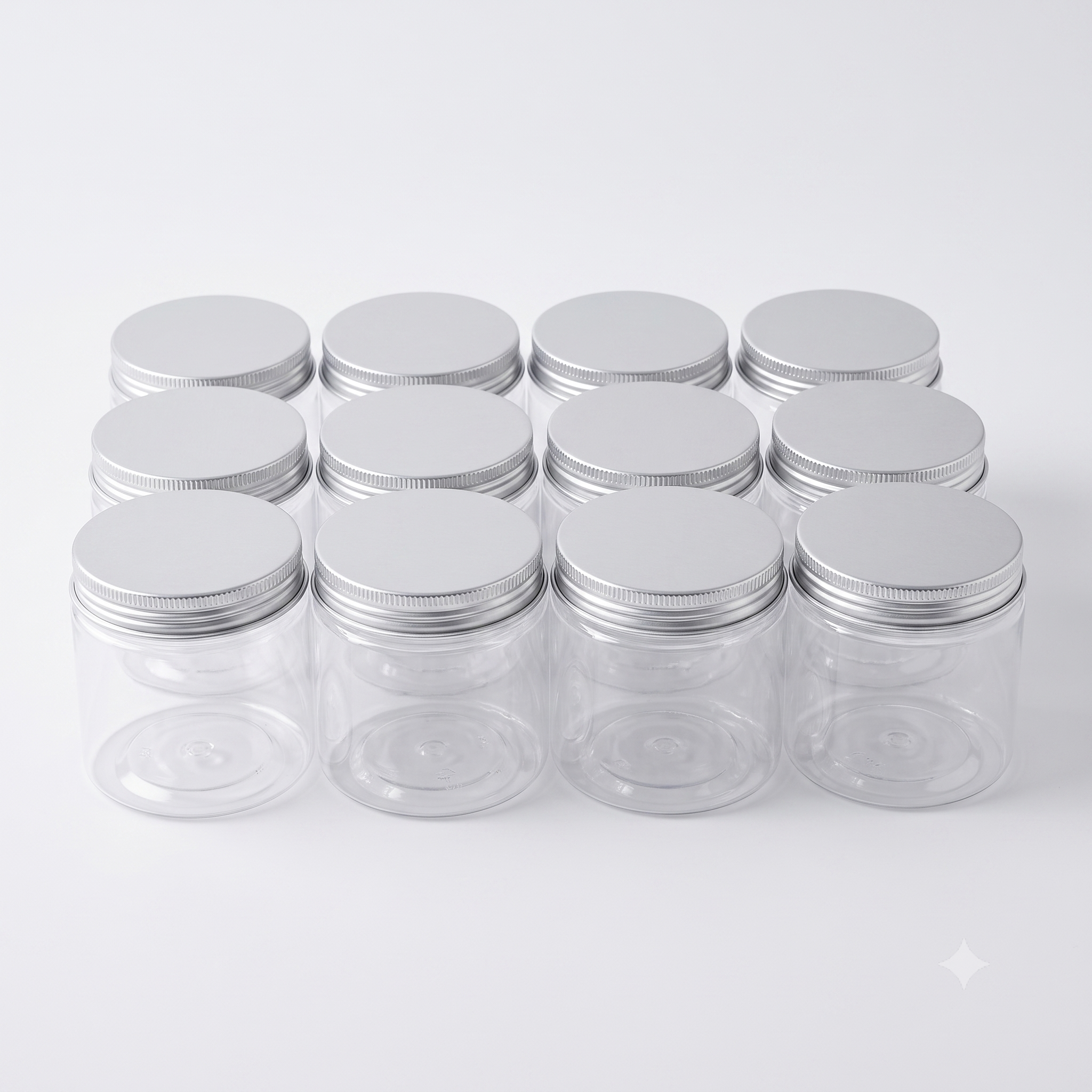 Plastic Jar Set 4 Pcs 1500ml