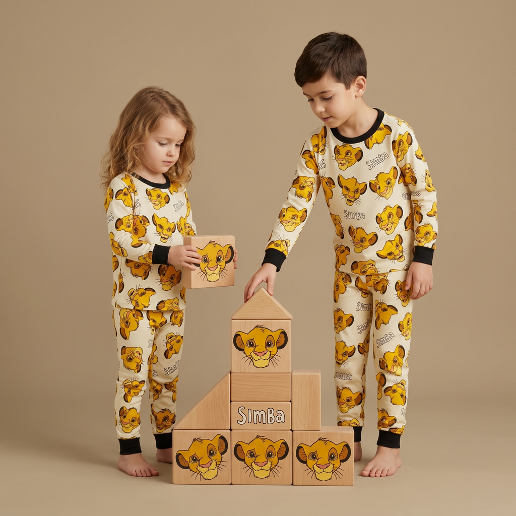 Simba Smile Faces L/S Pajamas