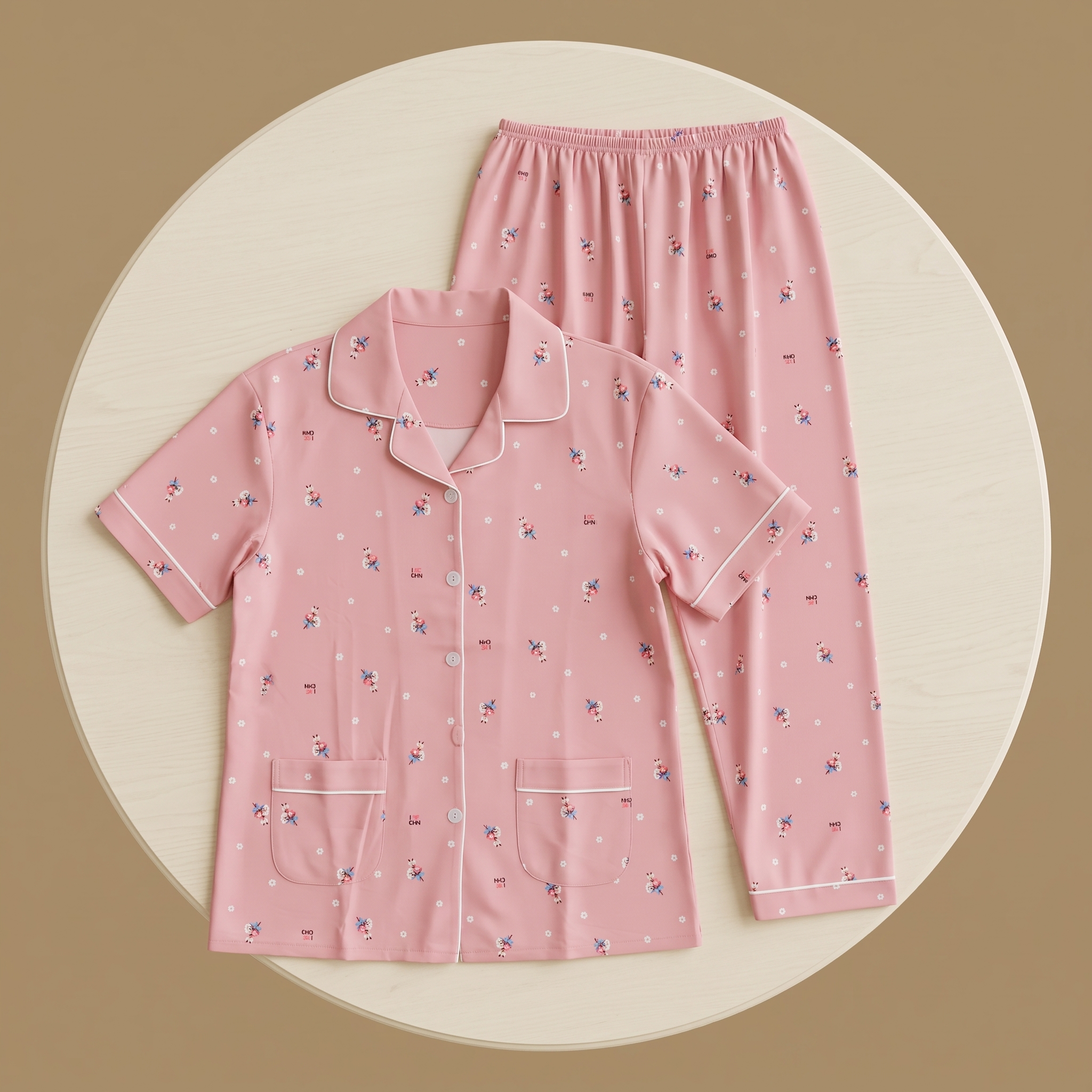 Womens Pajamas 2Pcs 679