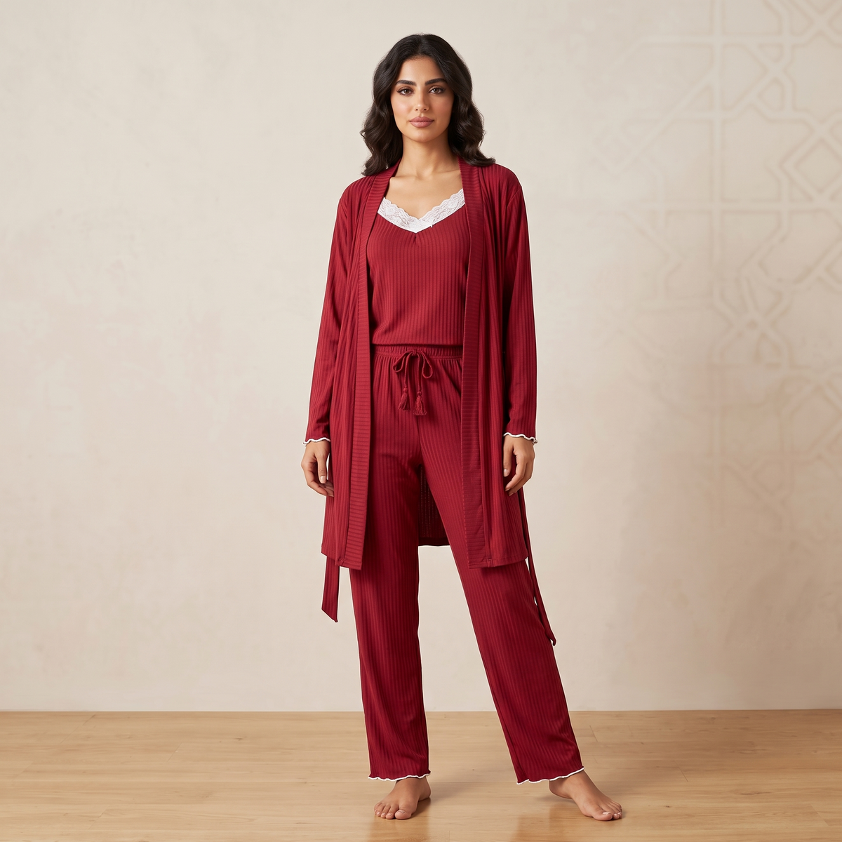 Womens Pajama 3Pcs HM-70513