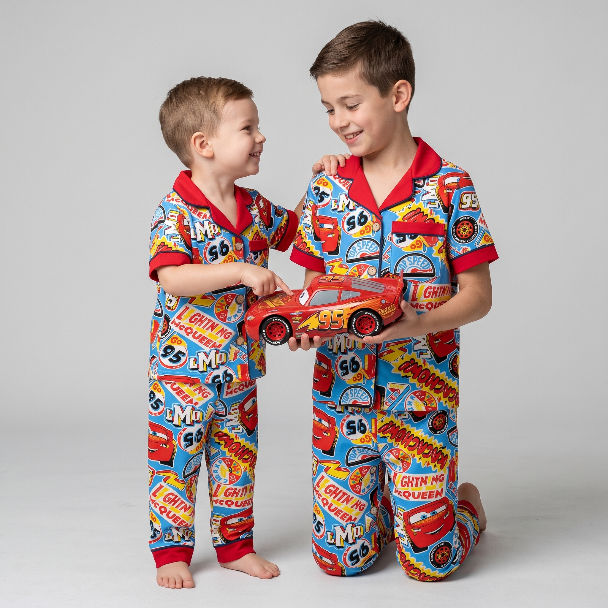 Speed LMQ Blue Kids H/S Pajamas