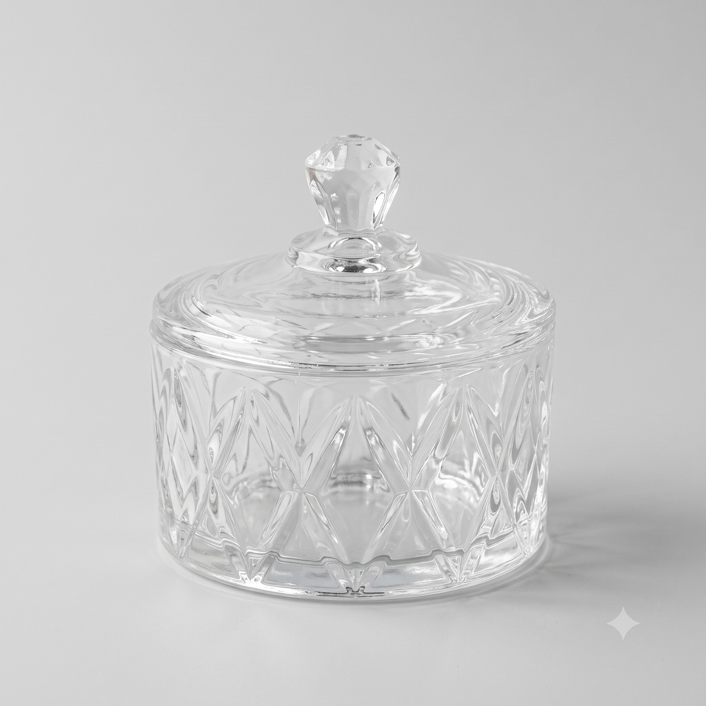 Small Glass Sugar Bowl (1) 280