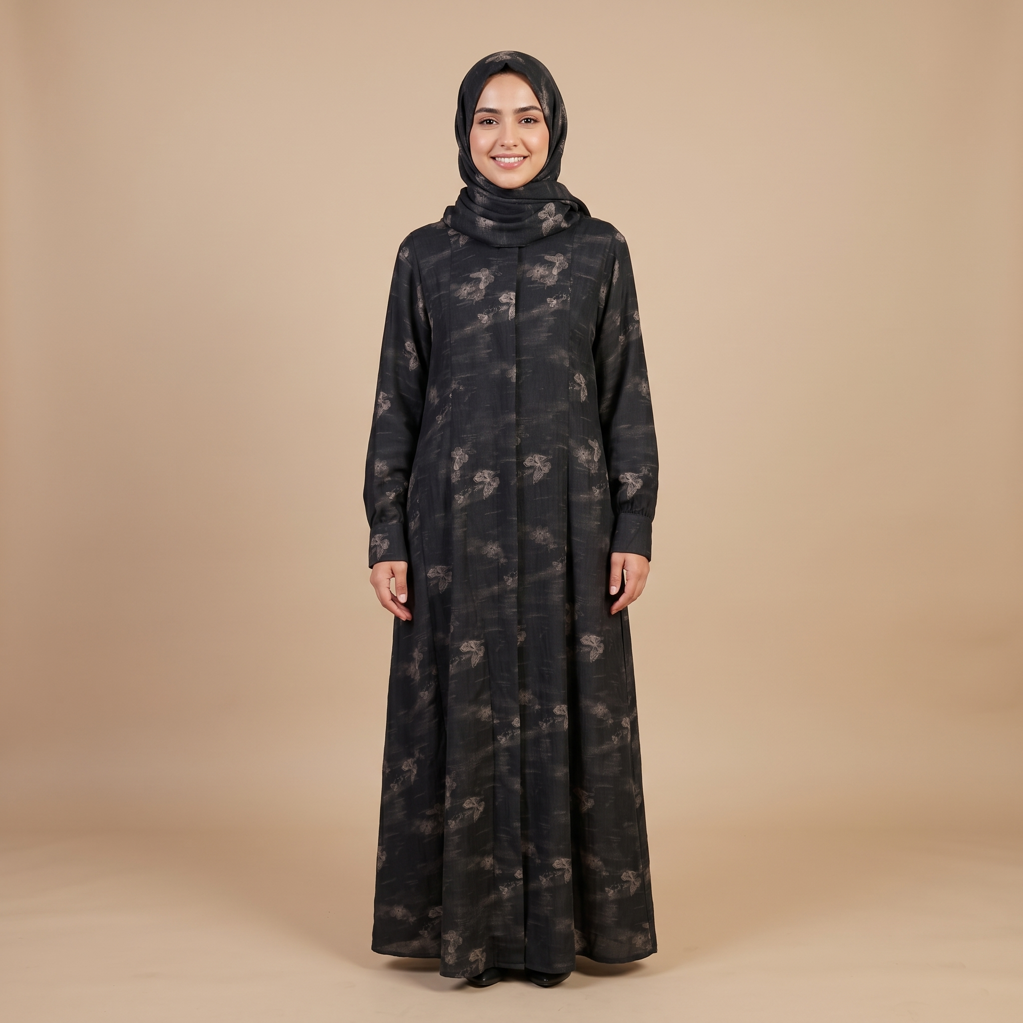 Abaya & Shella 2Pcs 30024-N
