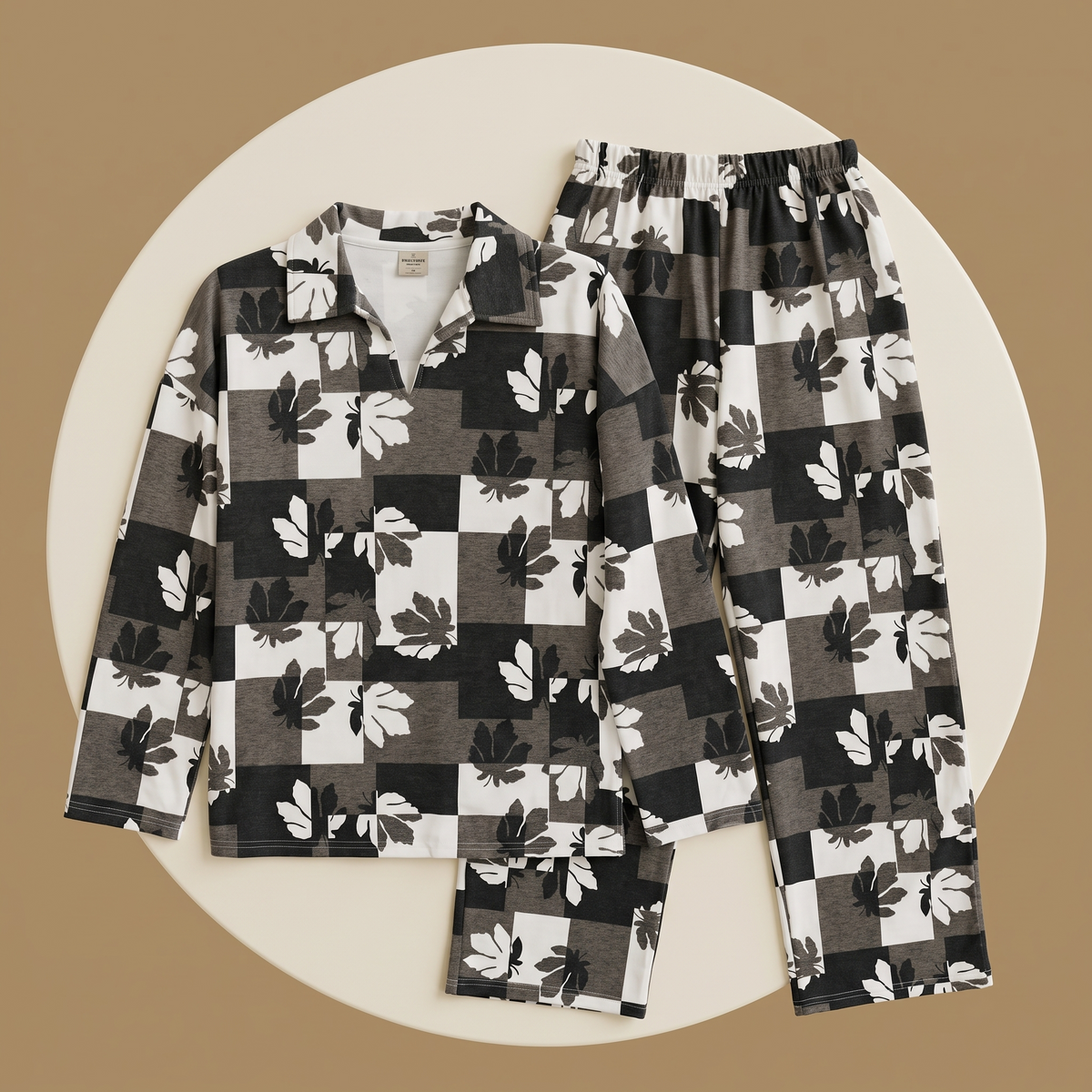 Womens Pyjama 2 Pcs 9182