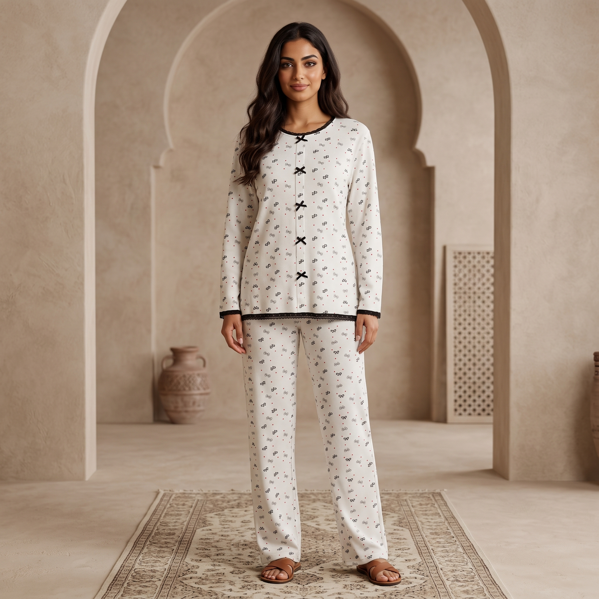 Womens Pajama 2Pcs HM-70561