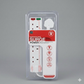 Power strip, 2m, 4 outlets