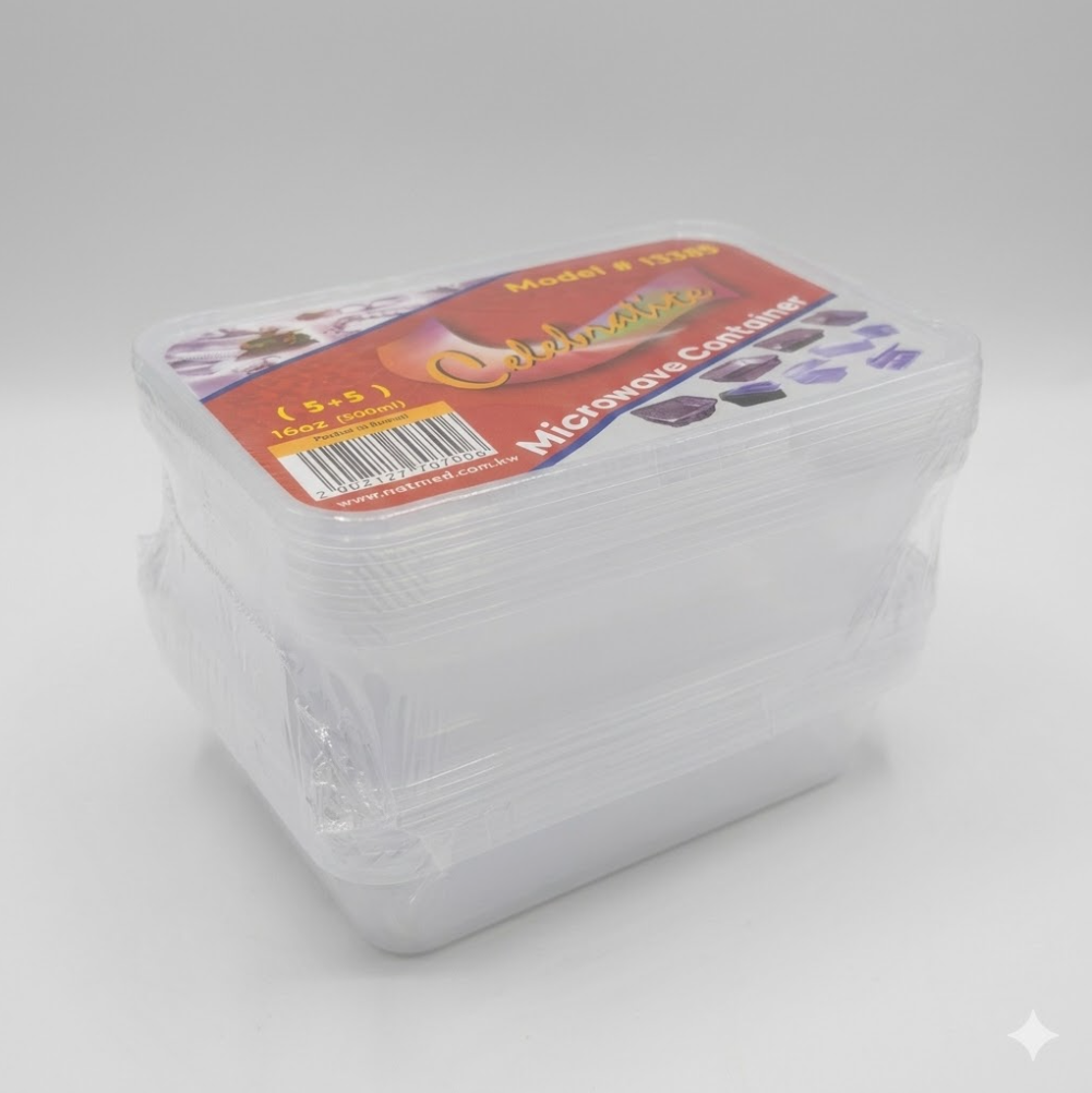 CLEAR M/W CONTR W/LID