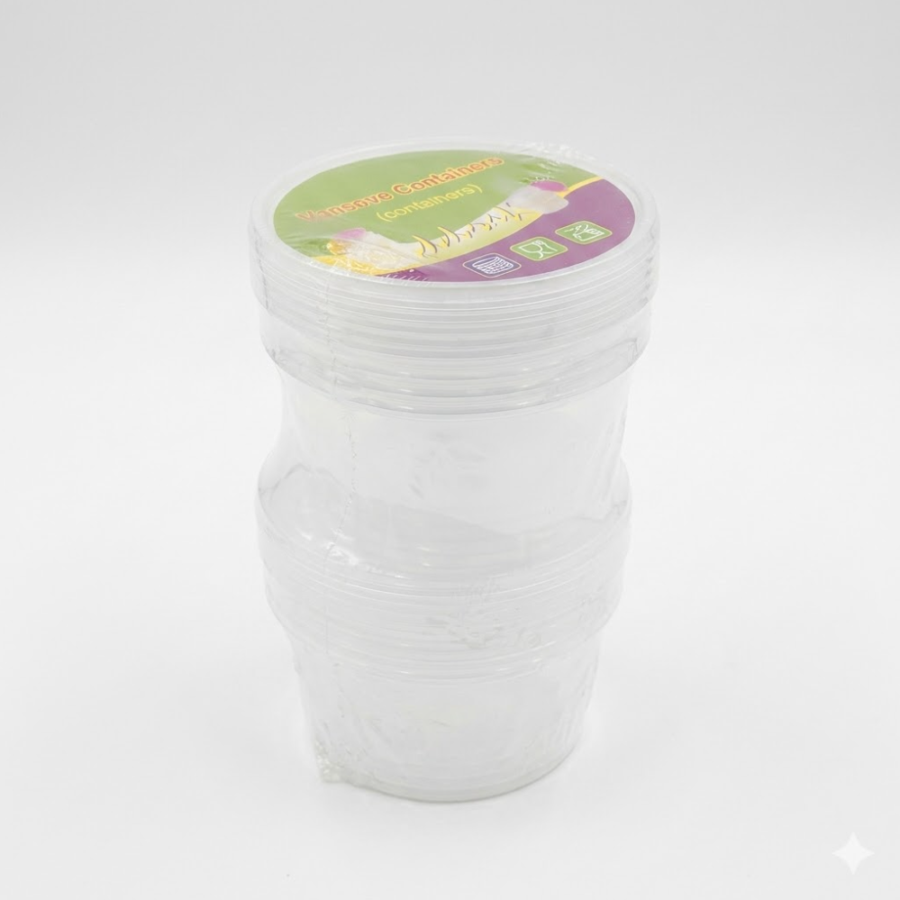 ROUND CLEAR M/W CONTR 500ML 15383  500ML