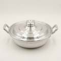Deep, heavy frying pan with lid, No. 3