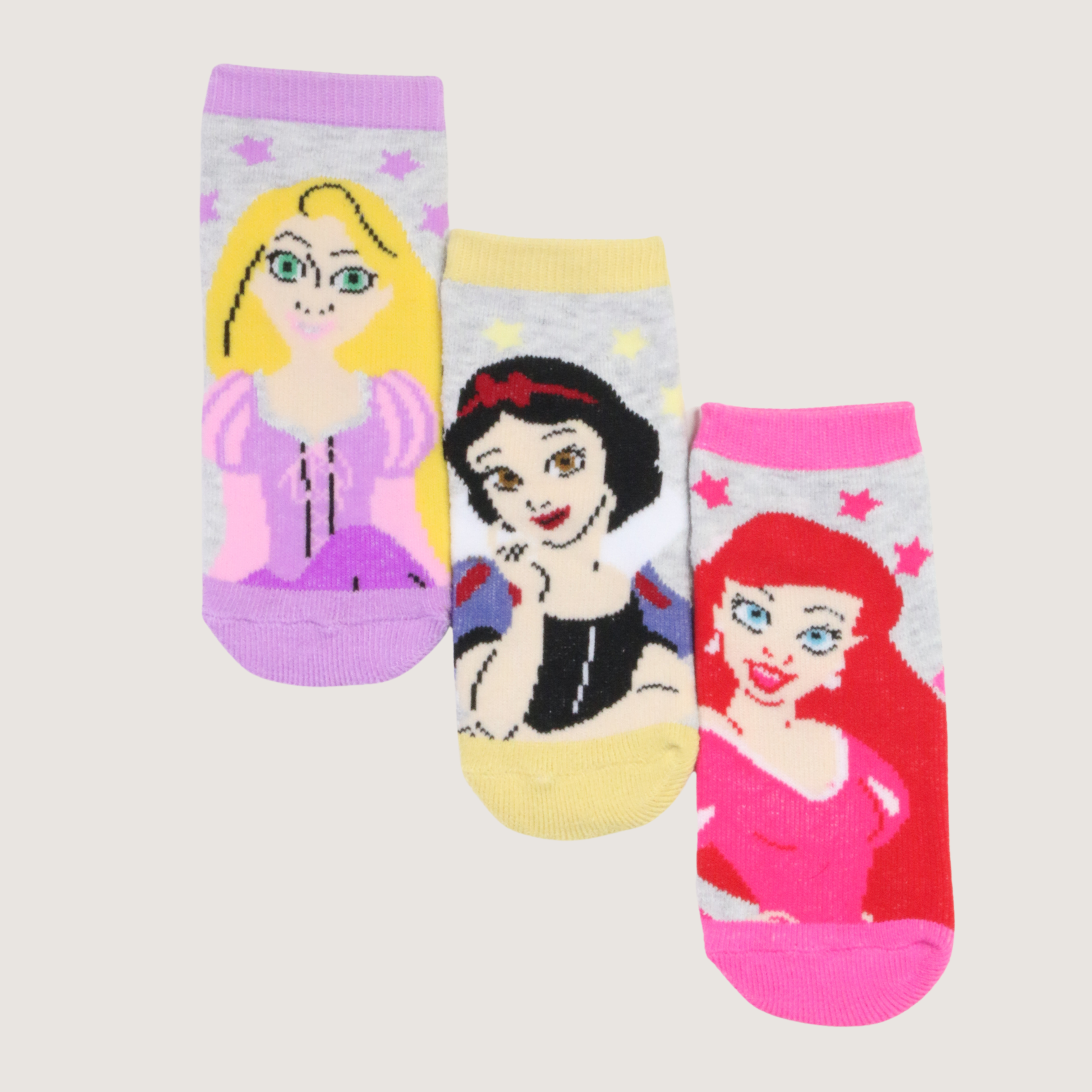 جوارب أميرات ديزني - عبوة من 3 قطع