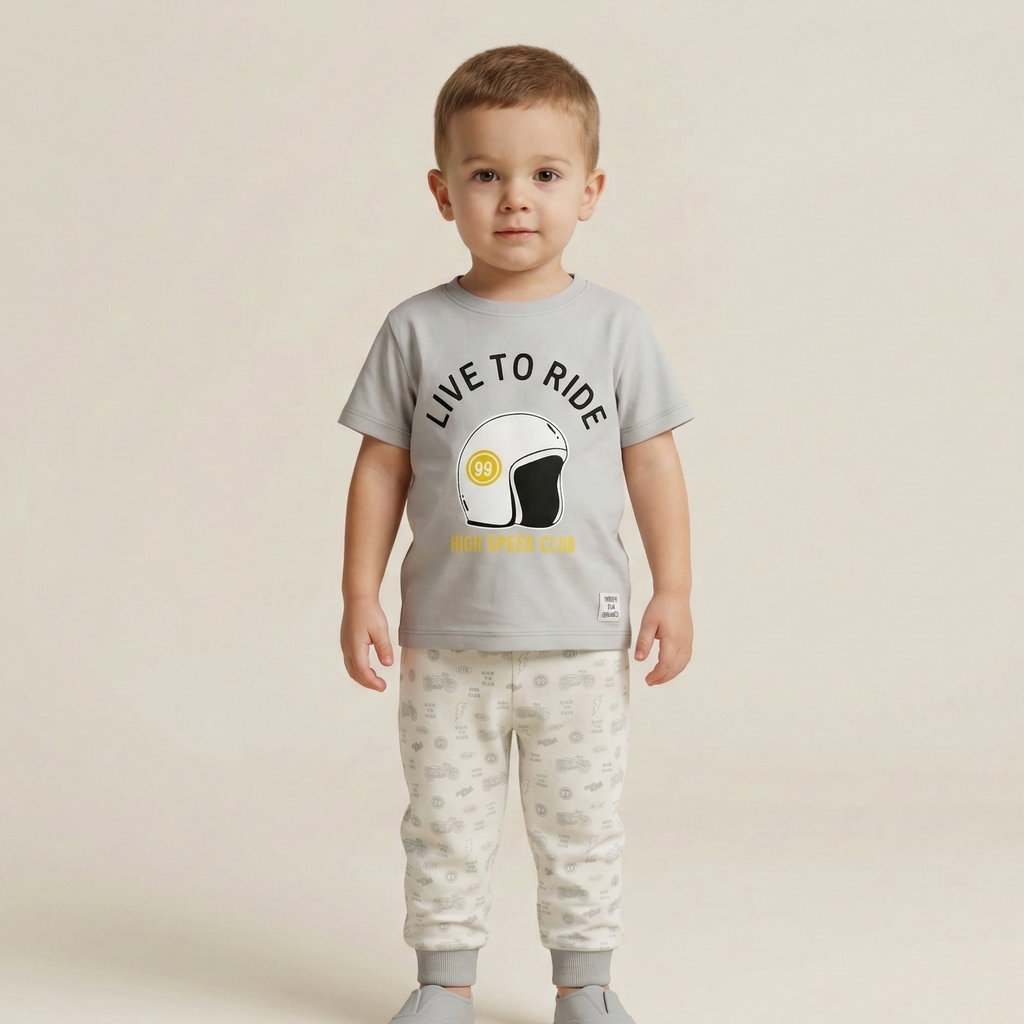 255-01 Baby S\S Pajamas