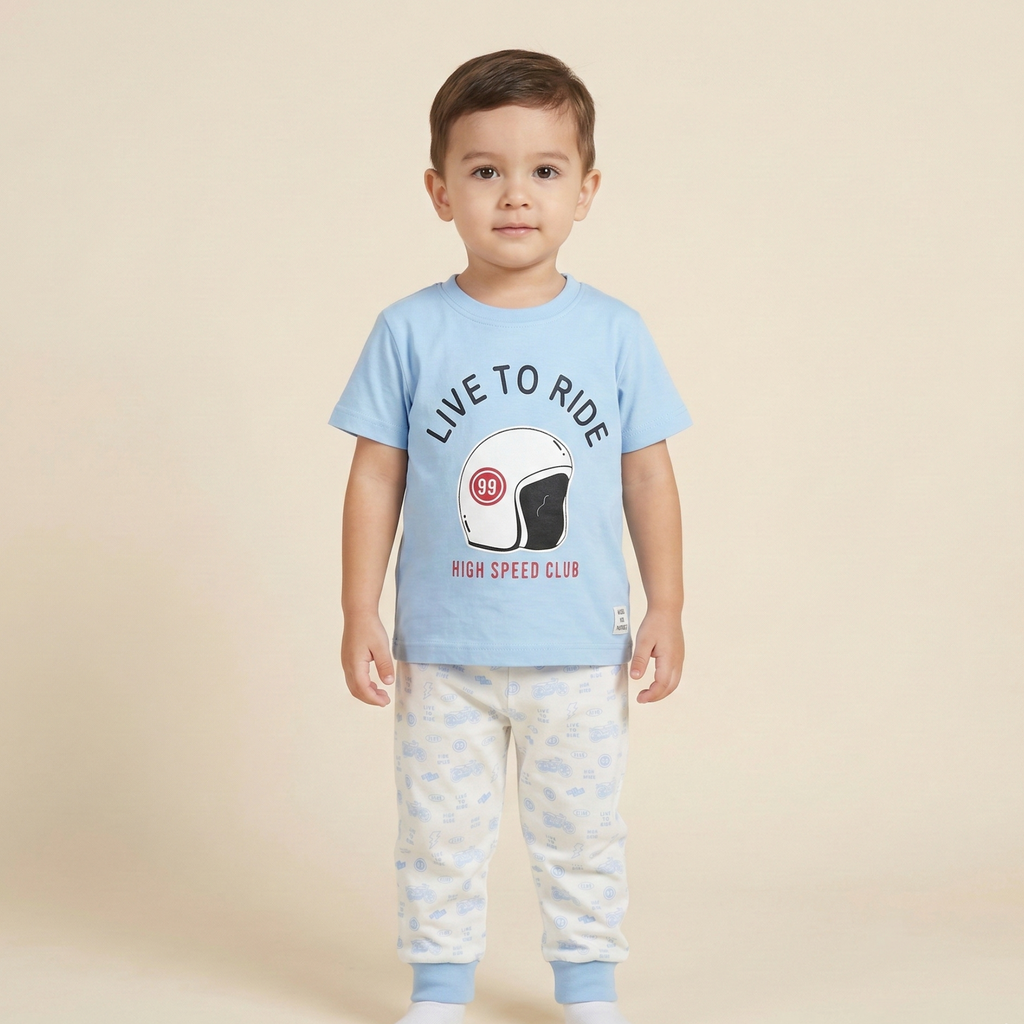 255-01 Baby S\S Pajamas