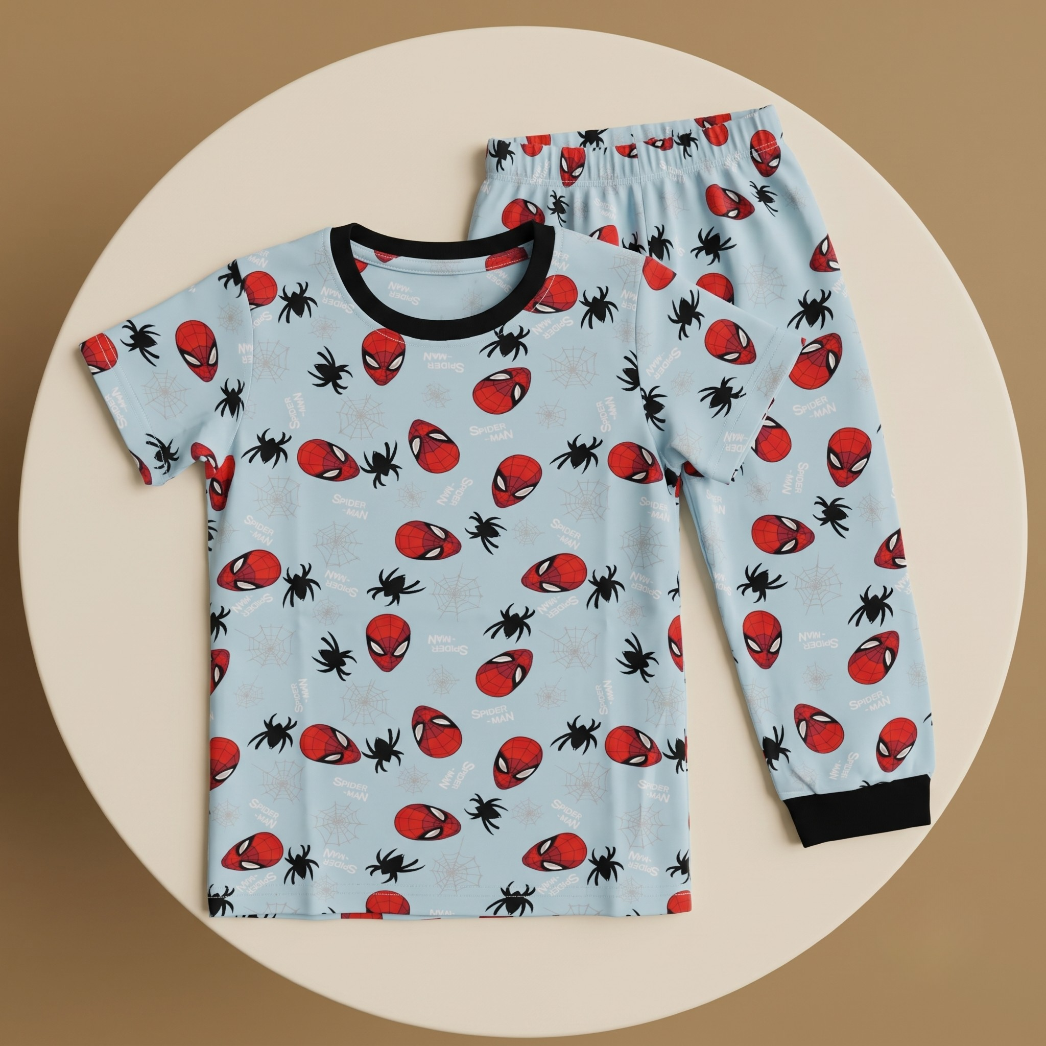 Spider & Mask H/S Pajamas