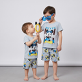 Mickey Glasses Grey H/S Short Set
