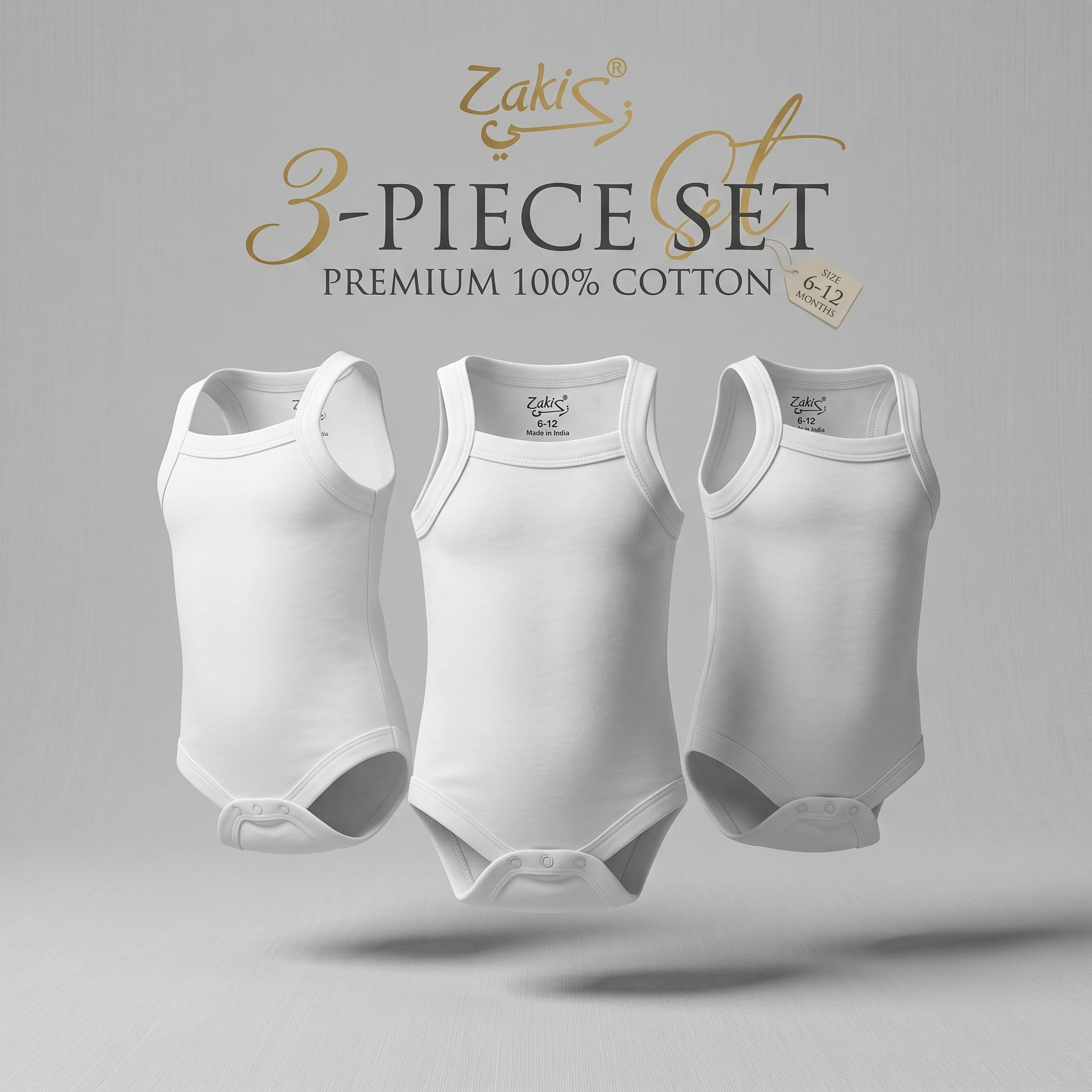 Girls Strapes Bodysuit 3Pcs Set RY-38302